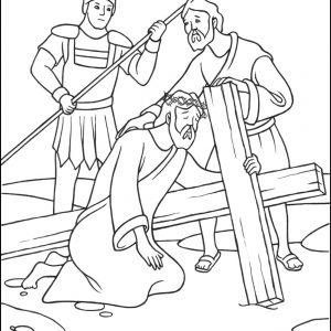 300x300 New Coloring Pages Of Jesus Carrying The Cross Swia.co