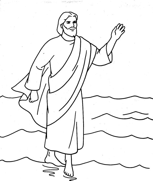 640x756 Jesus Christ Coloring Pages More Fun For Kids