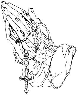 267x320 Hands Praying To God With Rosary And Cross Of Jesus Christ