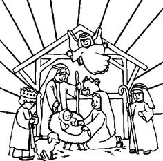 236x234 Lots Of Great Christian Christmas Printable Coloring Pages