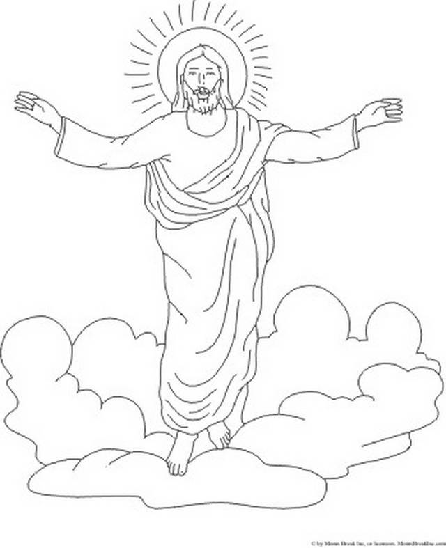640x787 Jesus Christ Coloring Pages