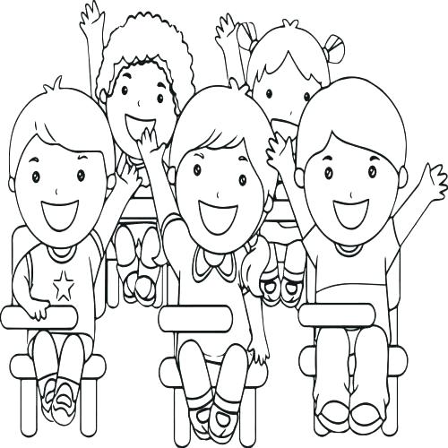 500x500 Jesus Loves The Little Children Coloring Pages Deepart