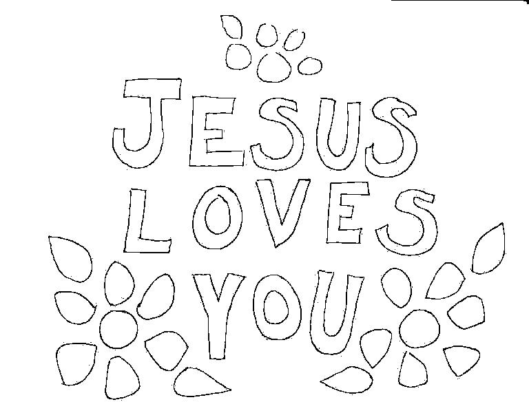 768x584 Jesus Coloring Pages