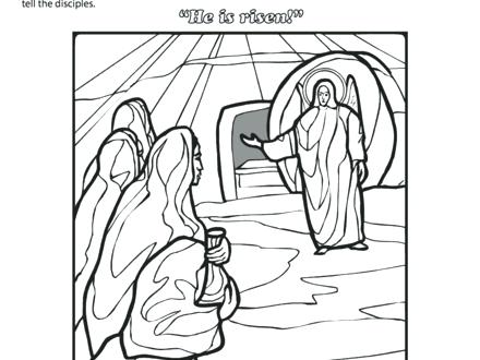 440x330 Crucifixion Coloring Pages Resurrection Coloring Pages Coloring