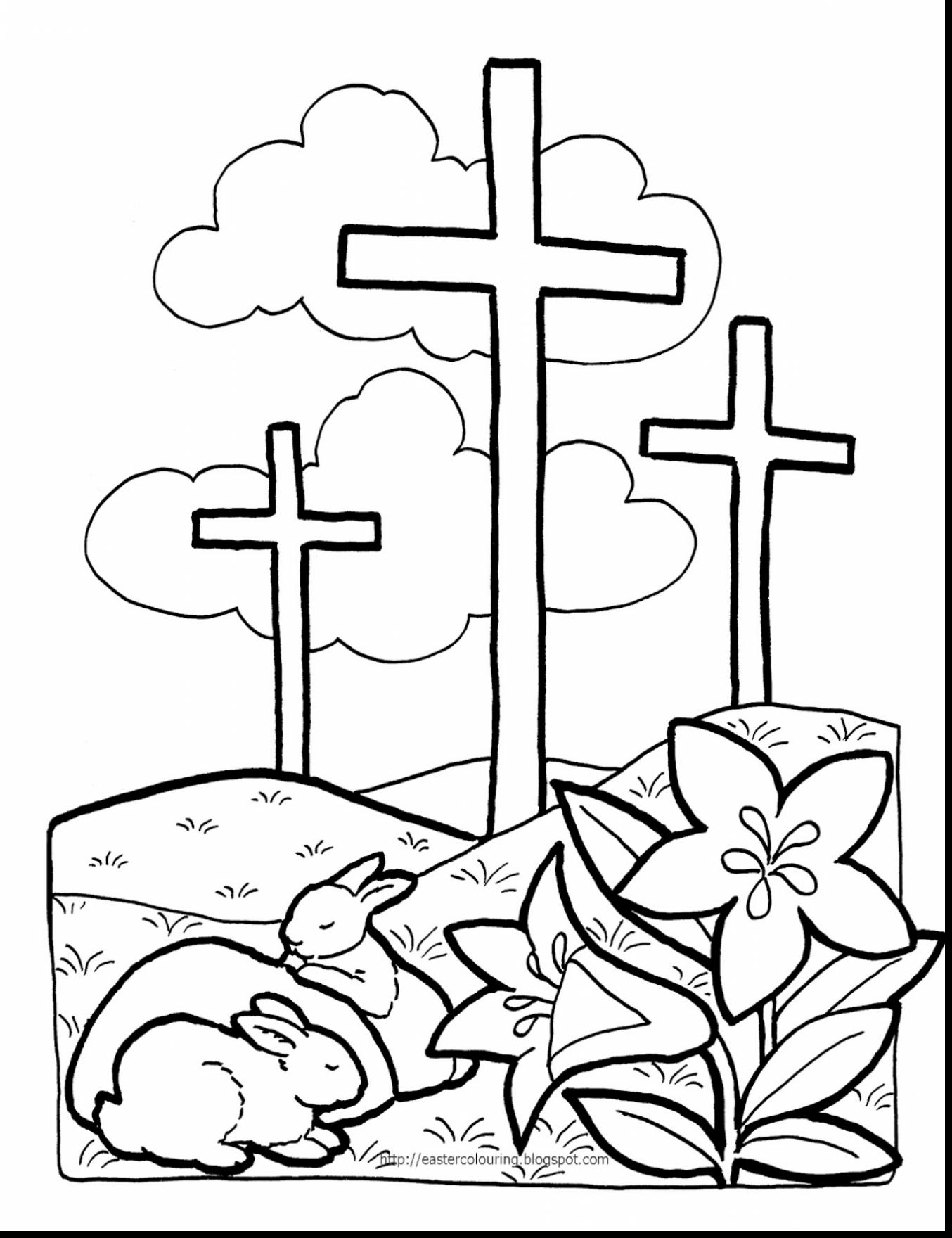 1354x1760 For Christian Easter Coloring Pages