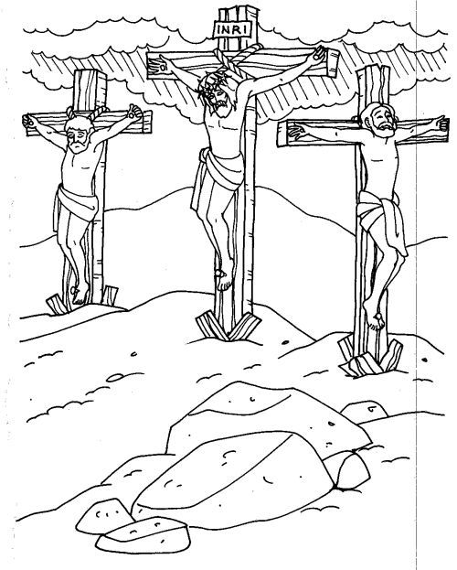 500x623 Jesus Crucified Sunday School Sunday School