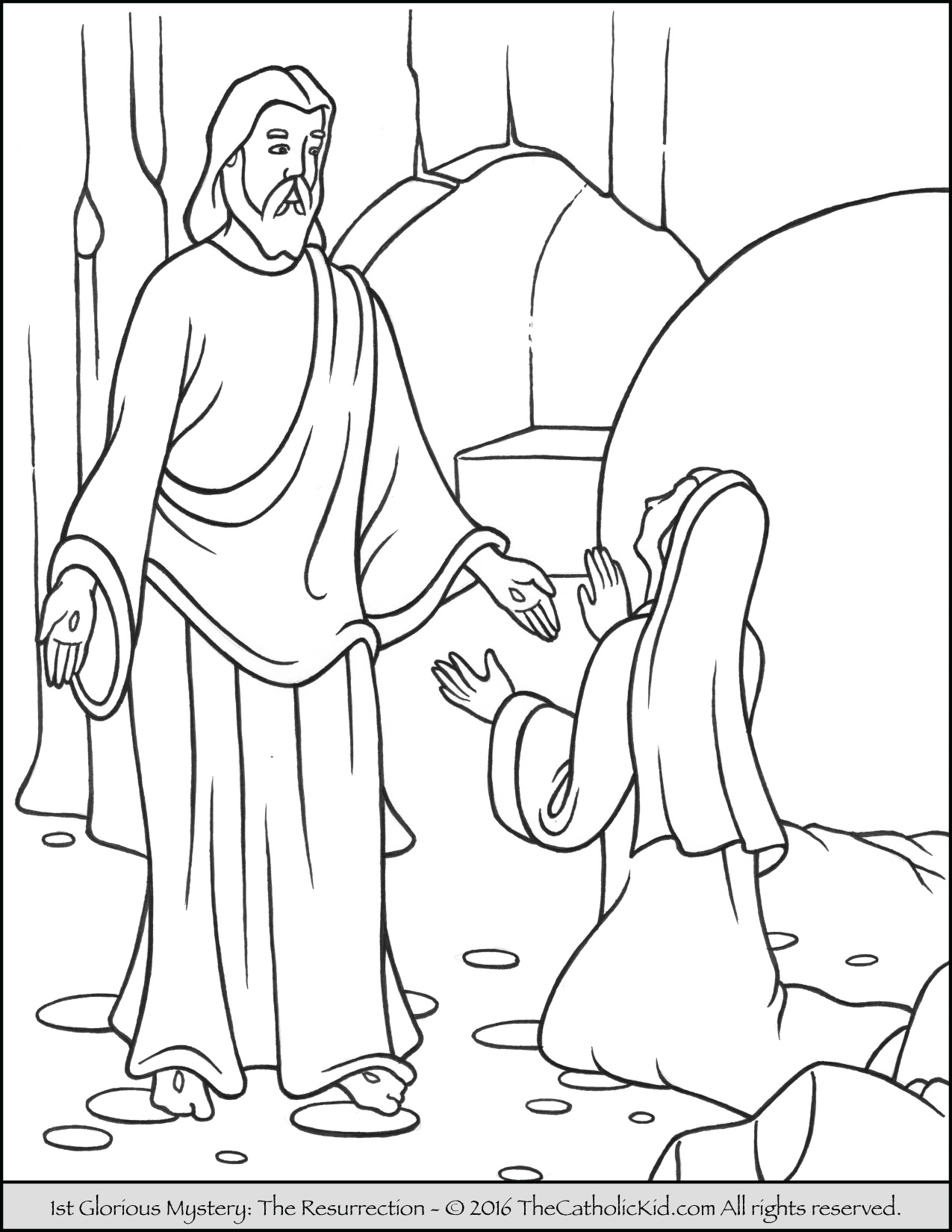 1275x1650 Coloring Page Jesus Has Risen Fresh Resurrection Of Christ
