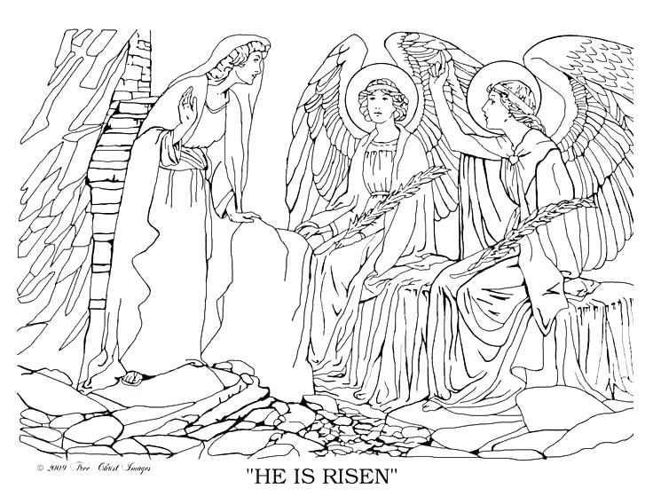 736x568 He Is Risen Coloring Page Religious Coloring Pages Free Bible