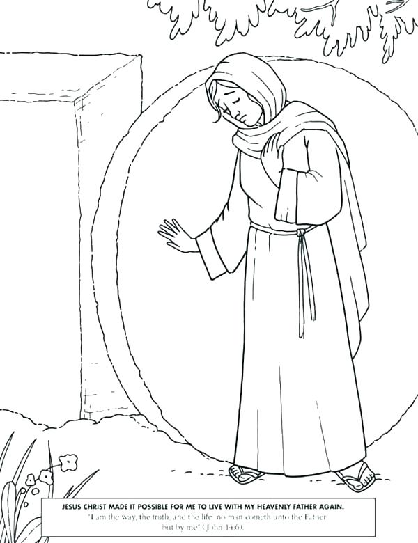 600x780 Jesus Resurrection Coloring Pages Resurrection Coloring Page Jesus