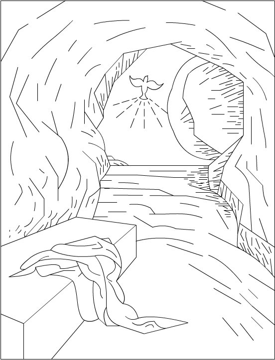 552x723 Religious Easter Coloring Pages