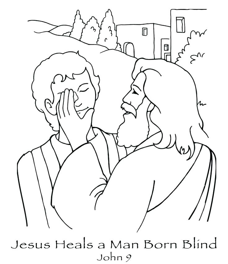 736x850 Heals The Sick Girl Island Jesus Heals Jairus Daughter Coloring
