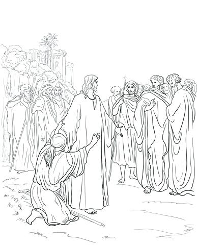 387x480 Jesus Heals A Blind Man Coloring Page Click To See Printable