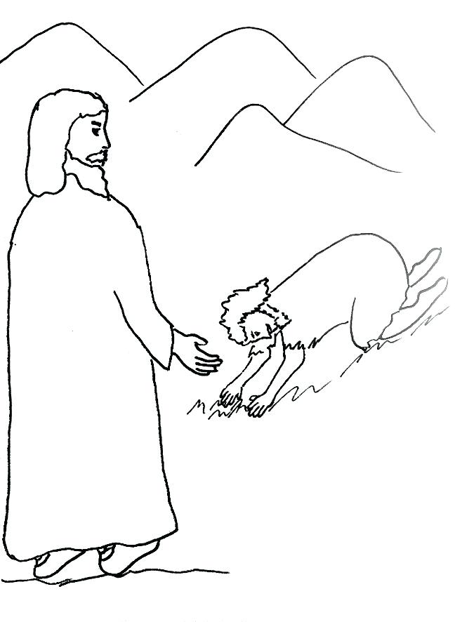 648x886 Jesus Heals The Paralytic Coloring Page Heals Coloring Page Heals