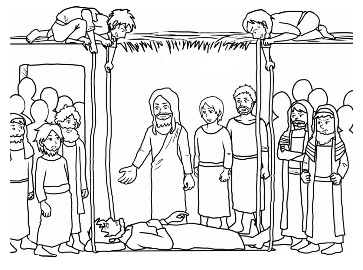 1200x893 Free Christian Coloring Pages For Kids Children And Adults New