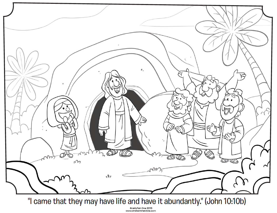 1164x895 Jesus Is Risen Coloring Page