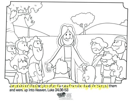 497x385 Jesus Is Alive Coloring Page