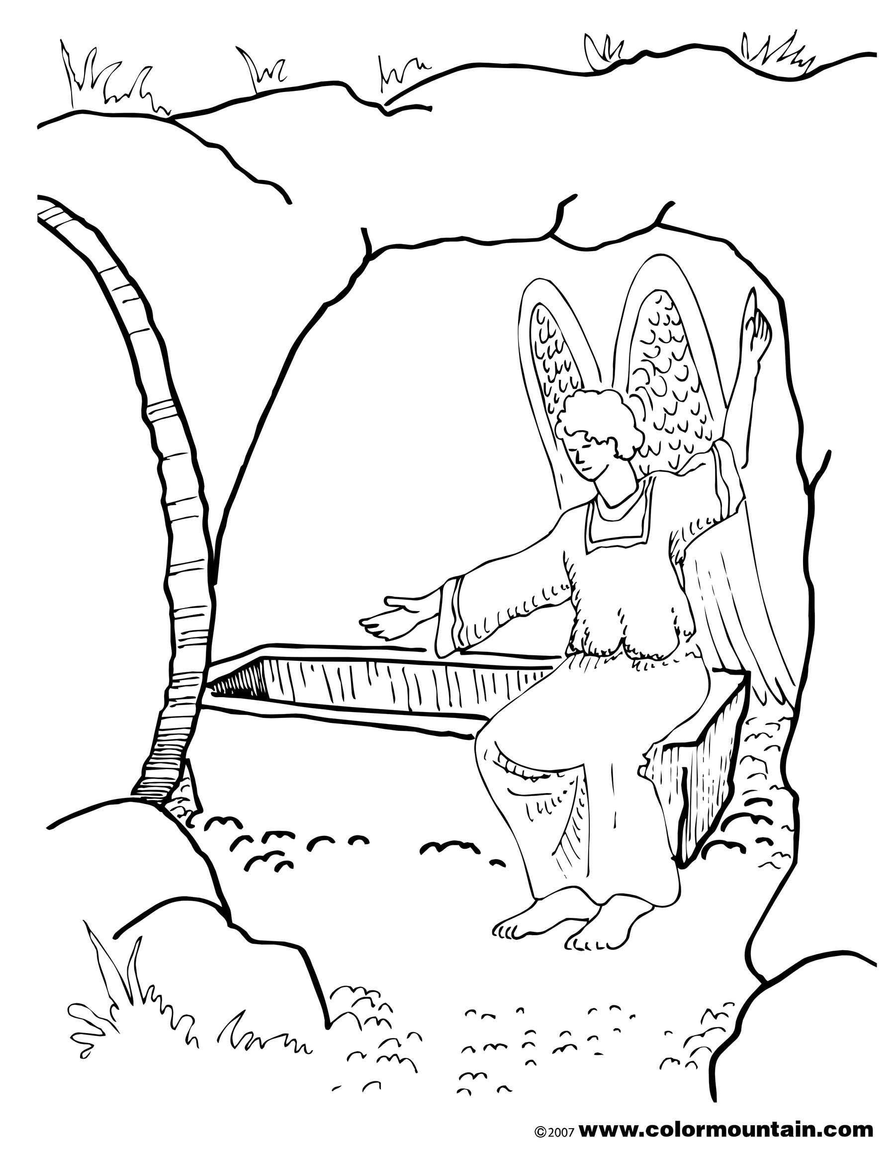 1800x2329 Coloring Pictures Of Jesus Empty Tomb New 28 Resurrection Coloring