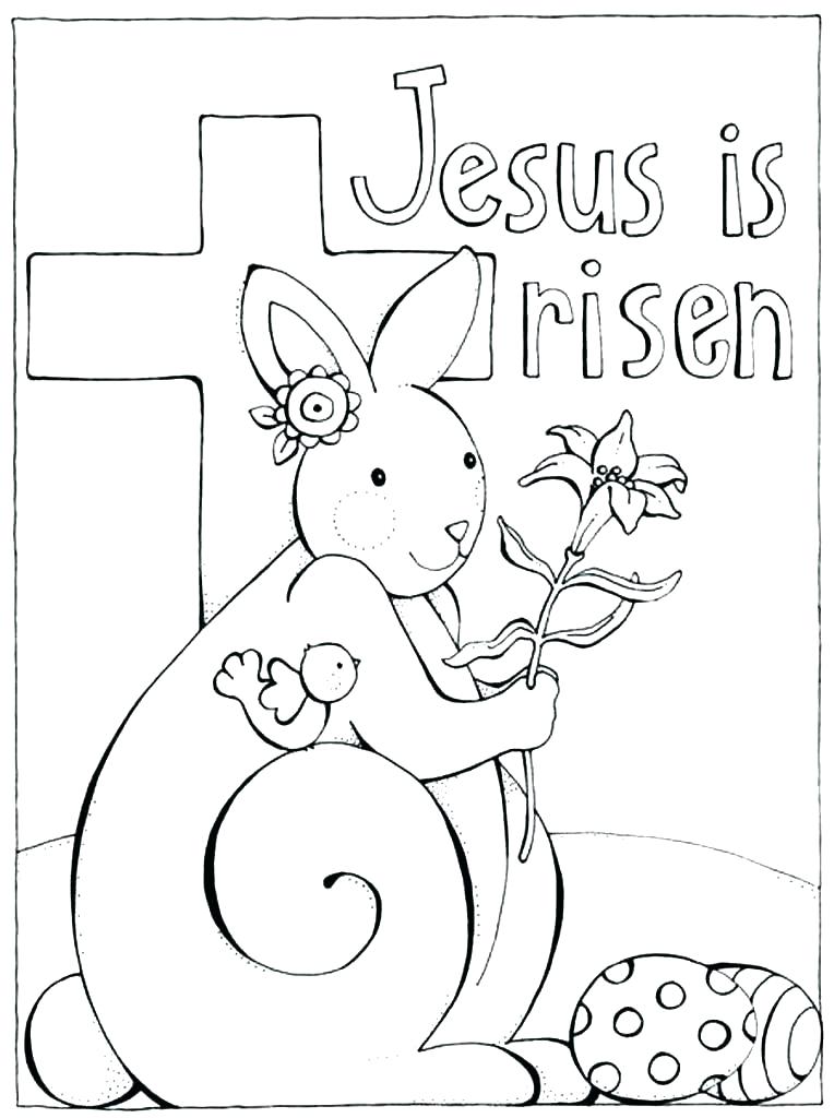 764x1024 Jesus Is Risen Coloring Page Resurrection Coloring Pages Bible