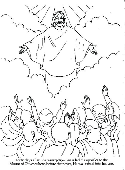 500x683 Jesus Resurrection Coloring Pages Appear Bible Coloring Pages