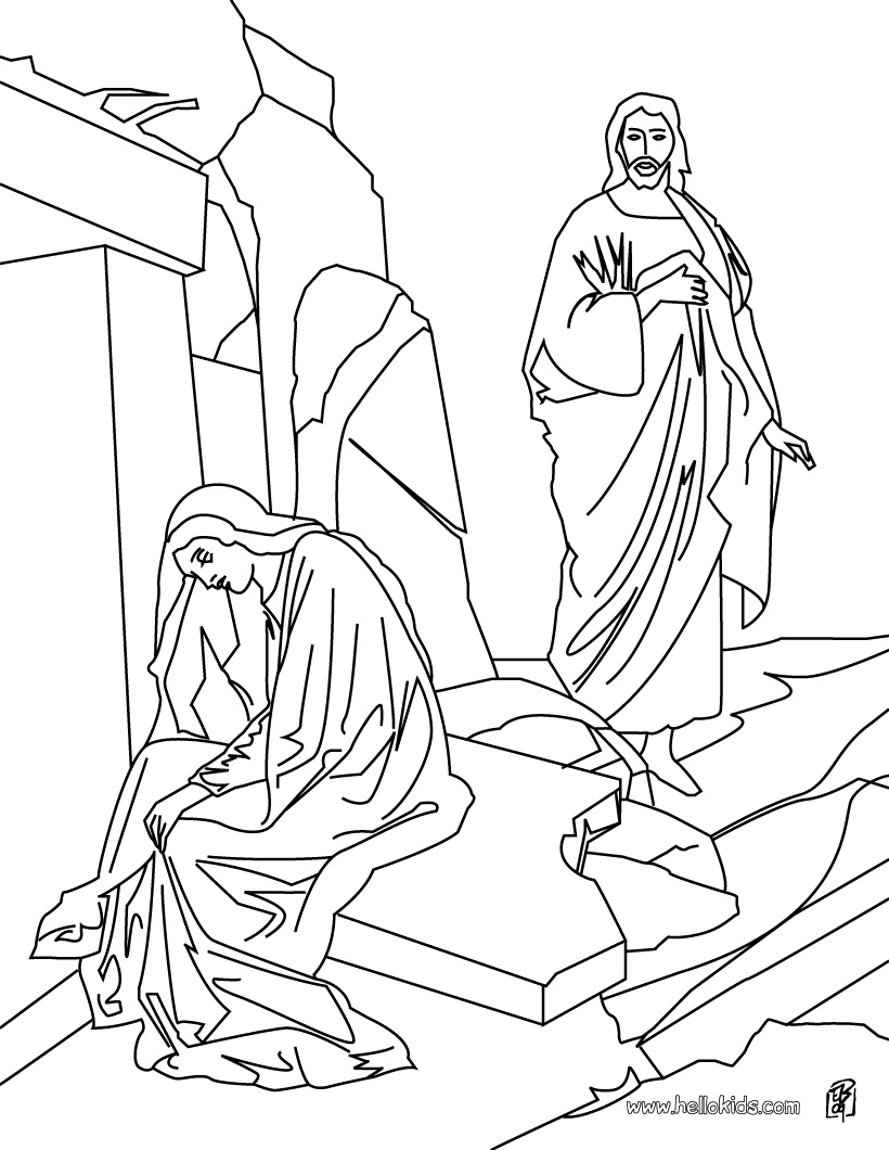 820x1060 Mary Magdalene Coloring Page
