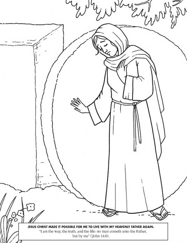600x780 Jesus Christ Made It Possible In Jesus Resurrection Coloring Page