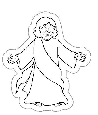 341x400 Jesus Resurrection Coloring Pages