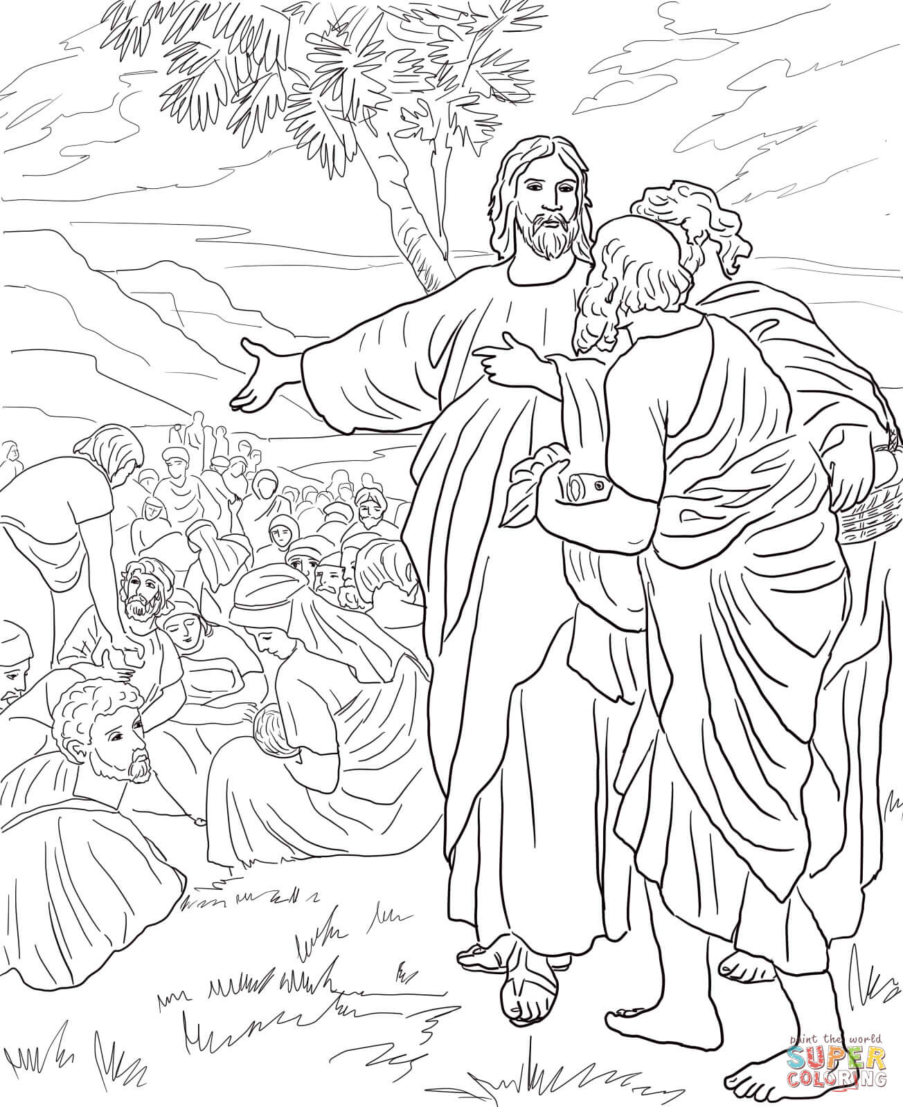 1304x1600 Jesus Knocking Coloring Pages