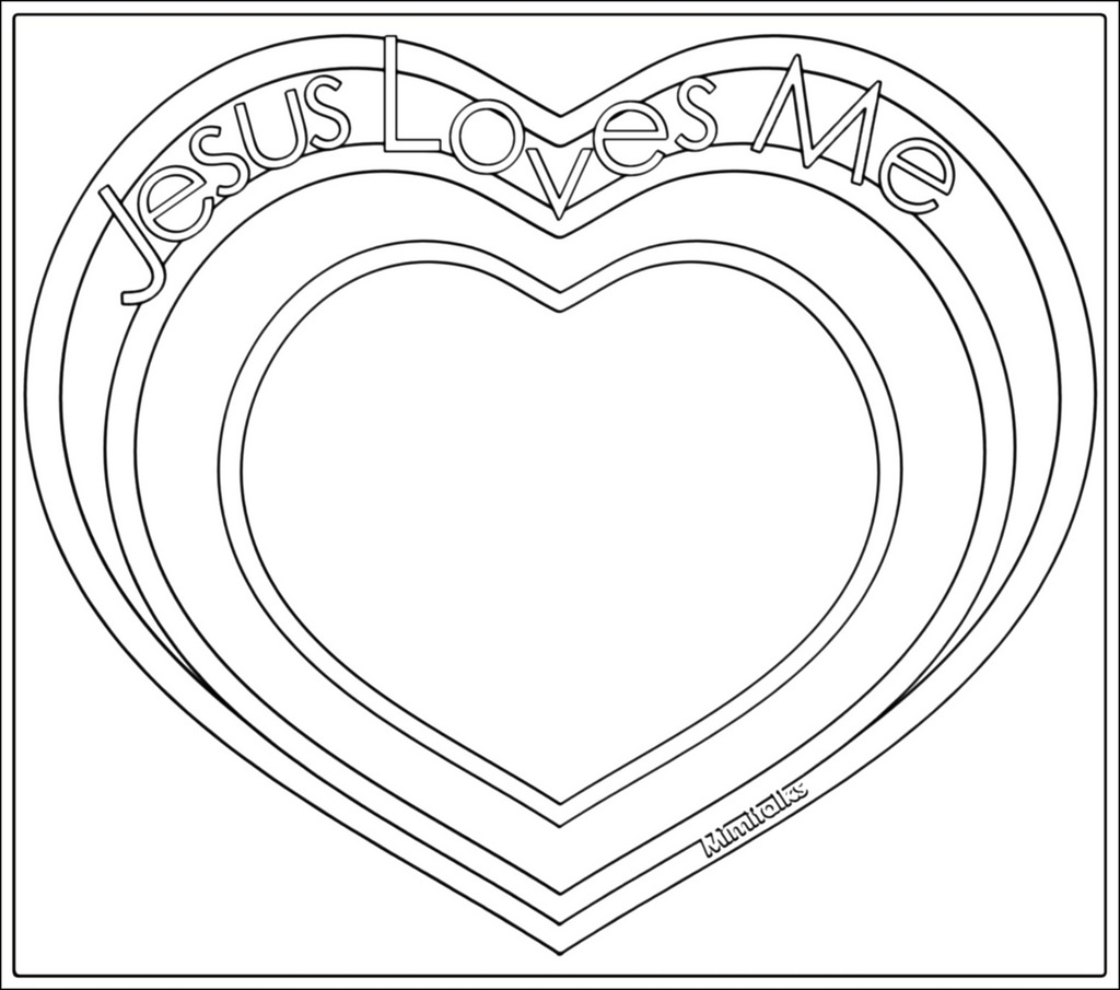1024x905 Jesus Valentine Coloring Pages