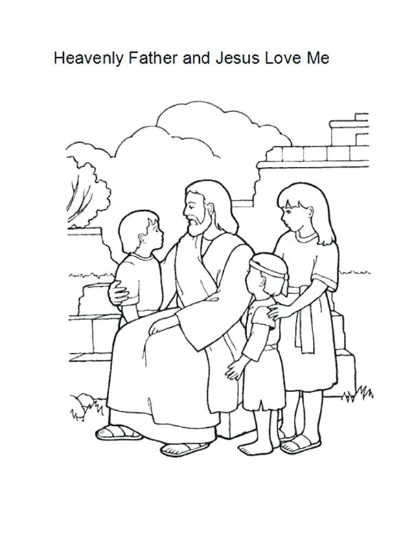 600x779 Jesus Loves Me Coloring Page Heavenly Father And Love Me Coloring