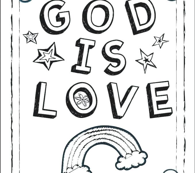 678x600 Jesus Loves You Coloring Page
