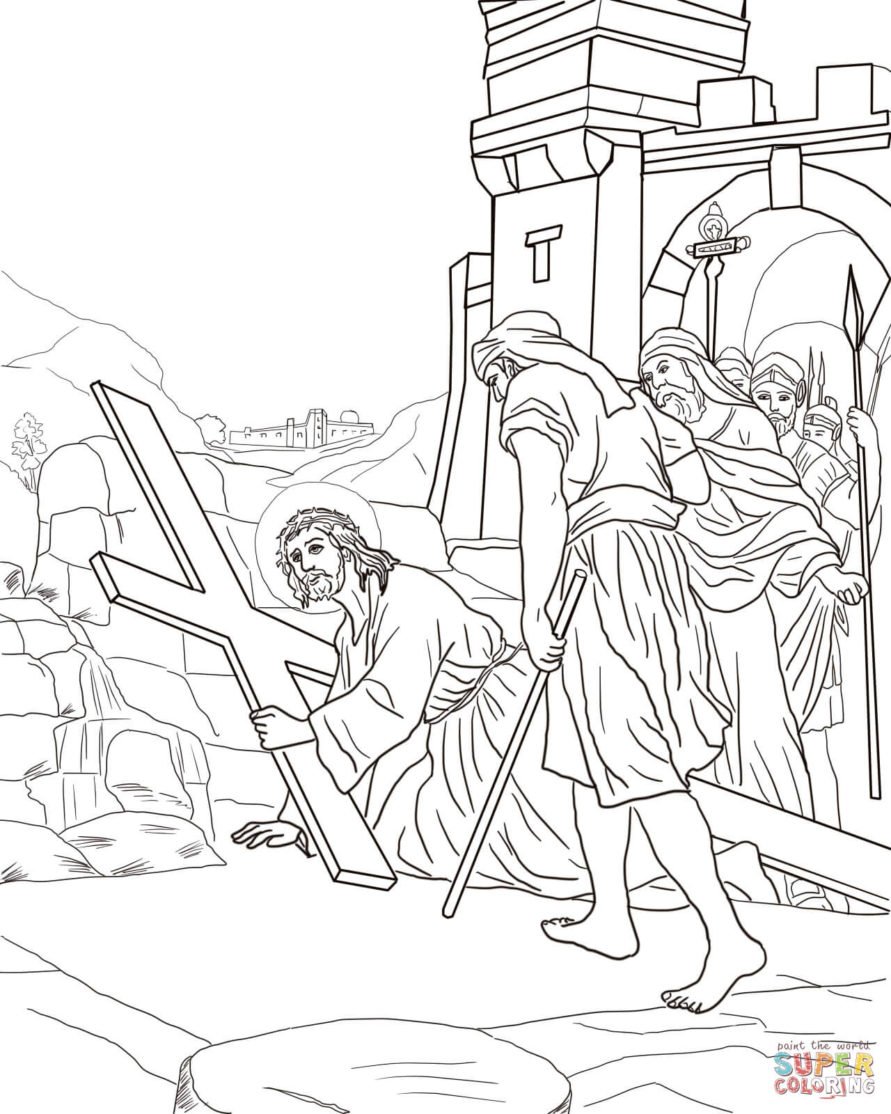 1280x1600 Best Jesus Stations The Cross Coloring Pages Leri New Coloring