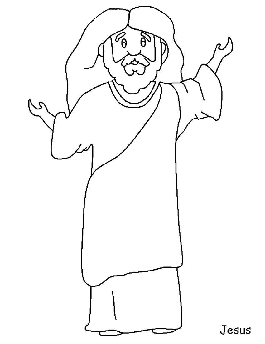 850x1100 Lavishly Jesus Pictures To Color Christ Carrying The Cross