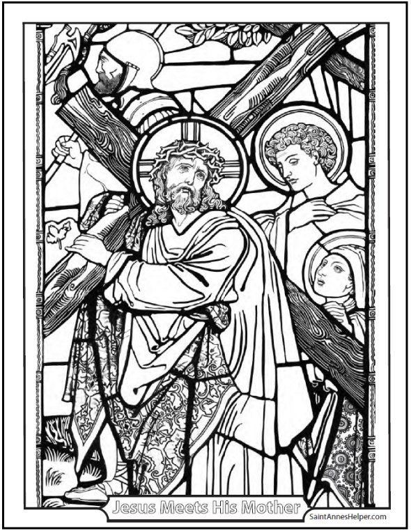 590x762 Printable Stations Of The Cross Booklet St. Alphonsus Liguori