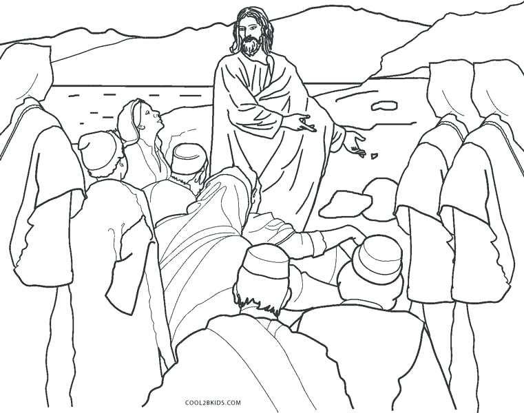 761x600 Coloring Page Jesus Teaching In The Temple Coloring Page Coloring