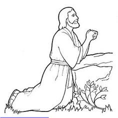 236x236 Coloring Pages Of Jesus Praying In The Garden New Free Printable