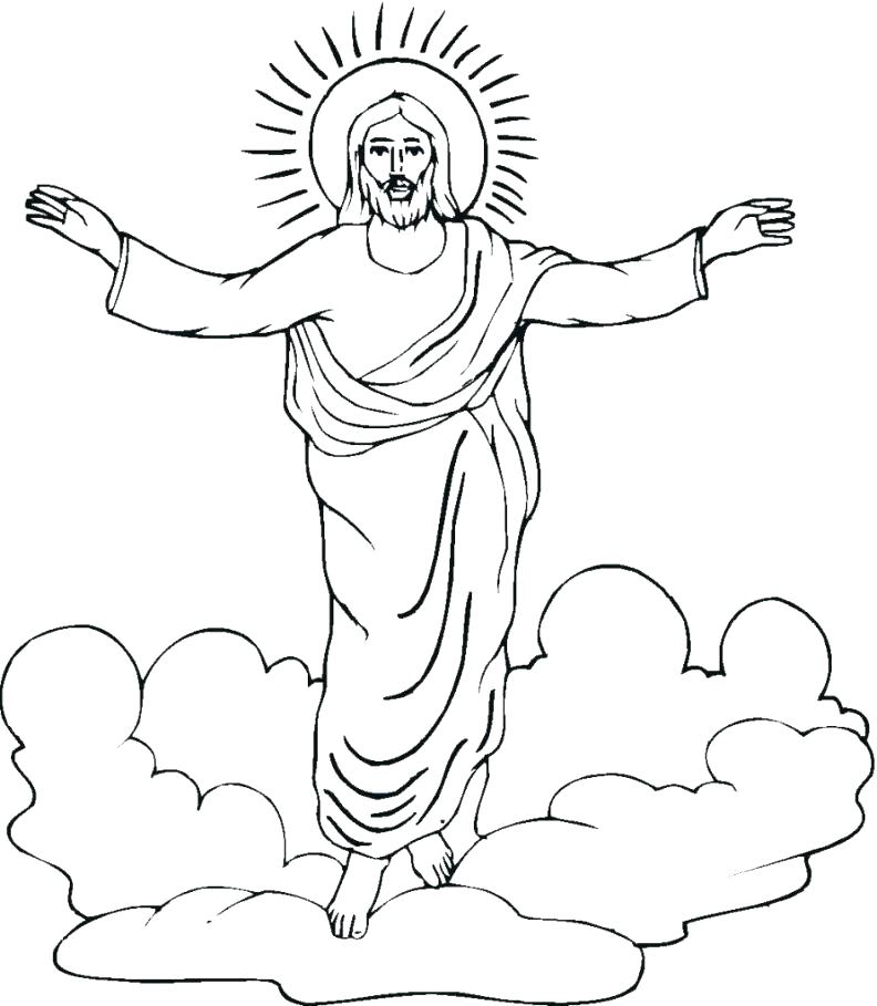 792x909 Jesus Resurrection Coloring Pages Bible Coloring Pages Photos