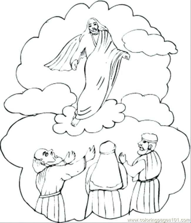 650x760 Jesus Resurrection Coloring Pages Resurrection Coloring Page Jesus