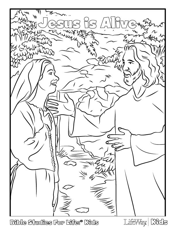 612x792 Religious Easter Coloring Pages