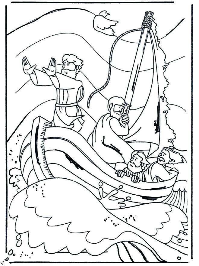 Jesus Teaching Coloring Page