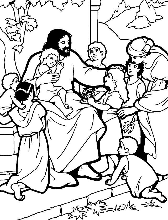 640x834 Free Coloring Pages Of Jesus Teaches Us To Pray 2016 Ideas