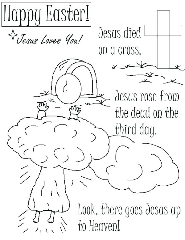600x777 Bible Coloring Pages Jesus Teaching Resurrection Print Website