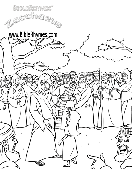 436x560 Biblerhymes' Zacchaeus