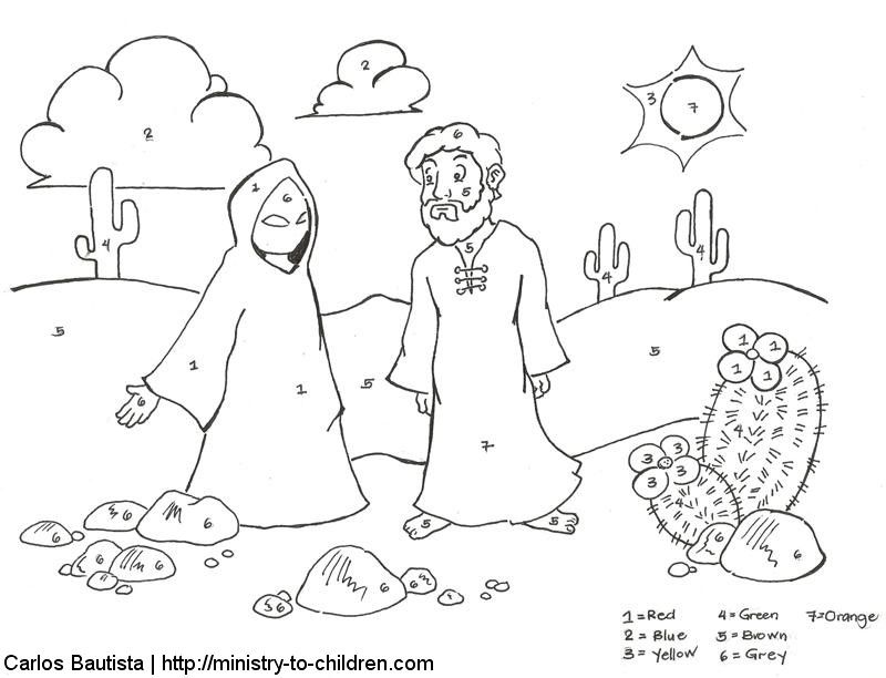 800x612 Jesus Temptation Color By Number.jpg Temptation