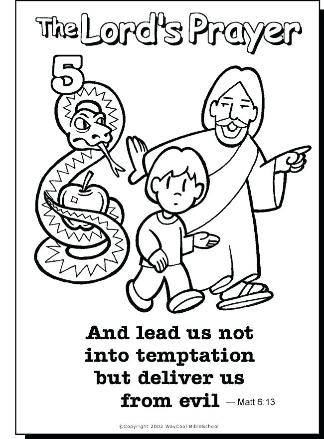 650x880 Coloring Page Of Jesus And Praying Coloring Page Lords Prayer