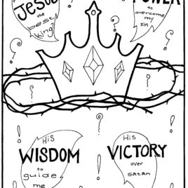 268x268 Coloring Page Of Jesus Temptation Archives