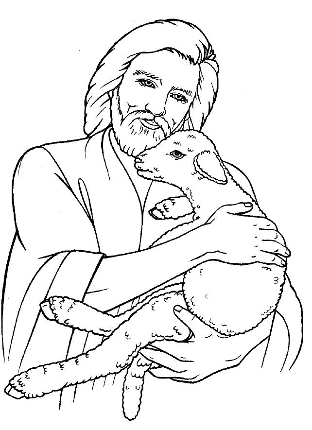 642x885 Good Shepherd Coloring Page The Good Shepherd Coloring Pages