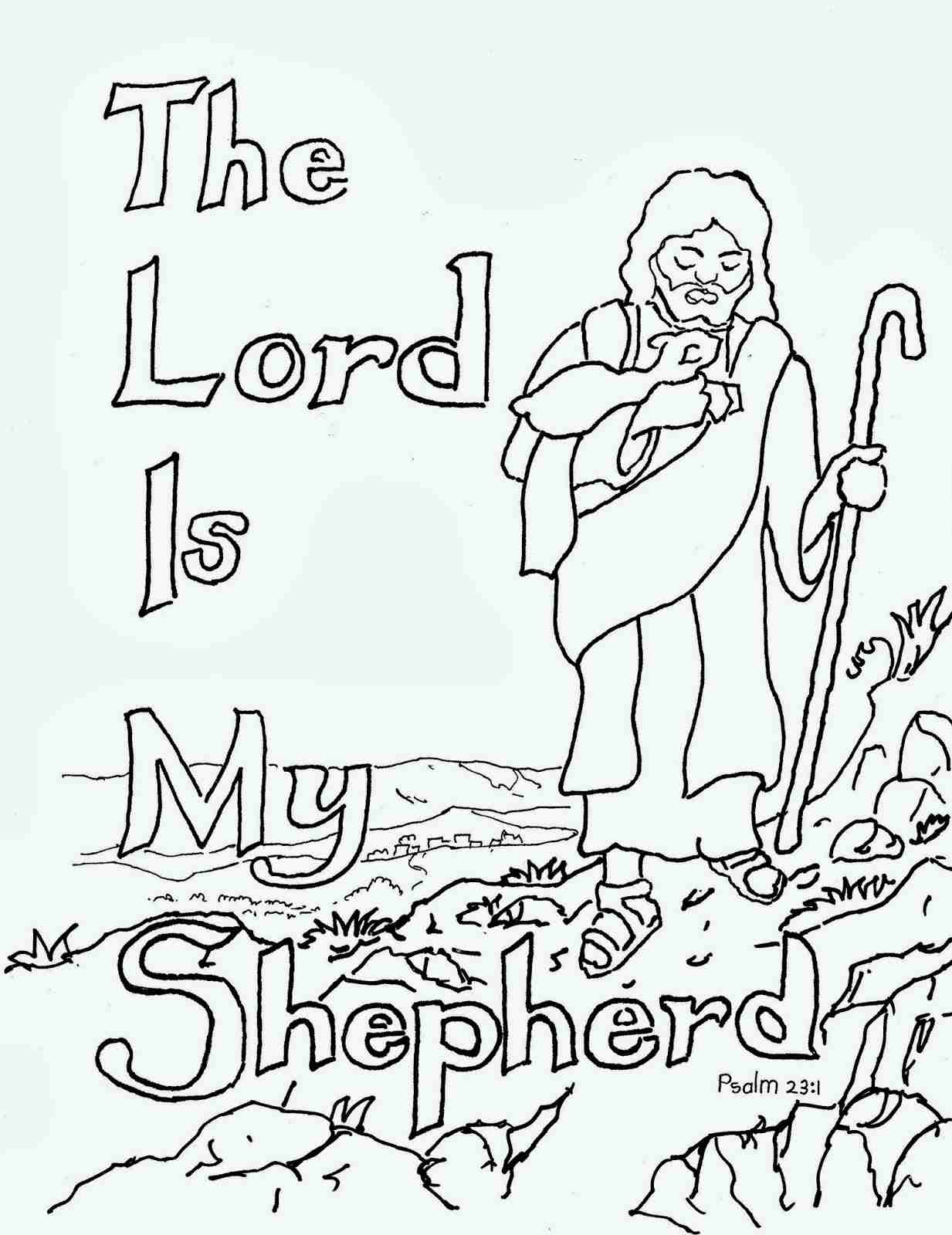 1233x1600 Adult Jesus Is The Good Shepherd Coloring Page Printable Click