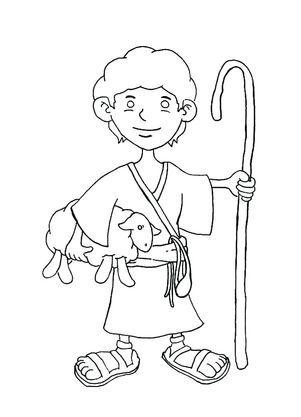 600x833 Shepherd Coloring Pages Shepherd Coloring Page Sheep And Shepherd