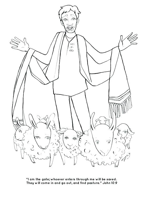 540x756 Elegant Good Shepherd Coloring Pages Free And Free The Good