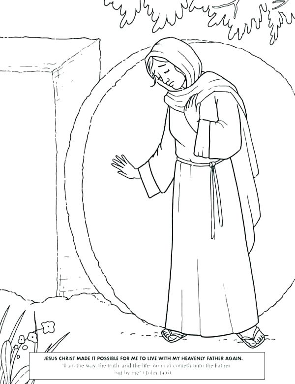 600x780 Jesus Is Risen Coloring Page Great Mission A Appears To